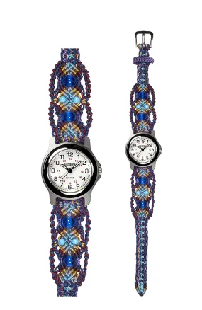 104E - Wide with Round Silver Sport Watch