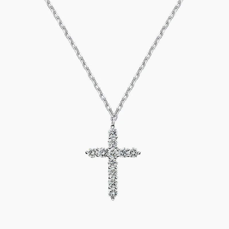 14K Gold Plated Cross Amulet Necklace