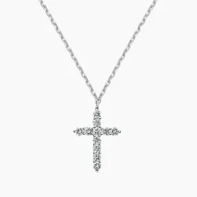 14K Gold Plated Cross Amulet Necklace