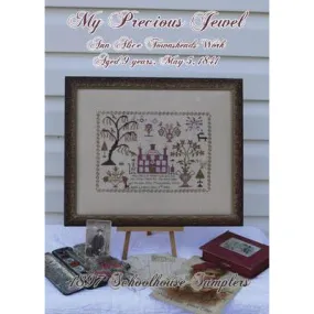 1897 Schoolhouse Samplers ~ Ann Alice Townshends Sampler Pattern