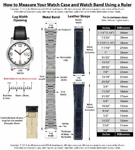 18MM WATCH BAND FOR OMEGA 18MM MAISON FONDEE EN 1848 SEAMASTER DAY DATE