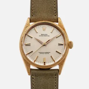1963 Rolex Oyster Perpetual Ref. 1022 With Florentine Case Finish