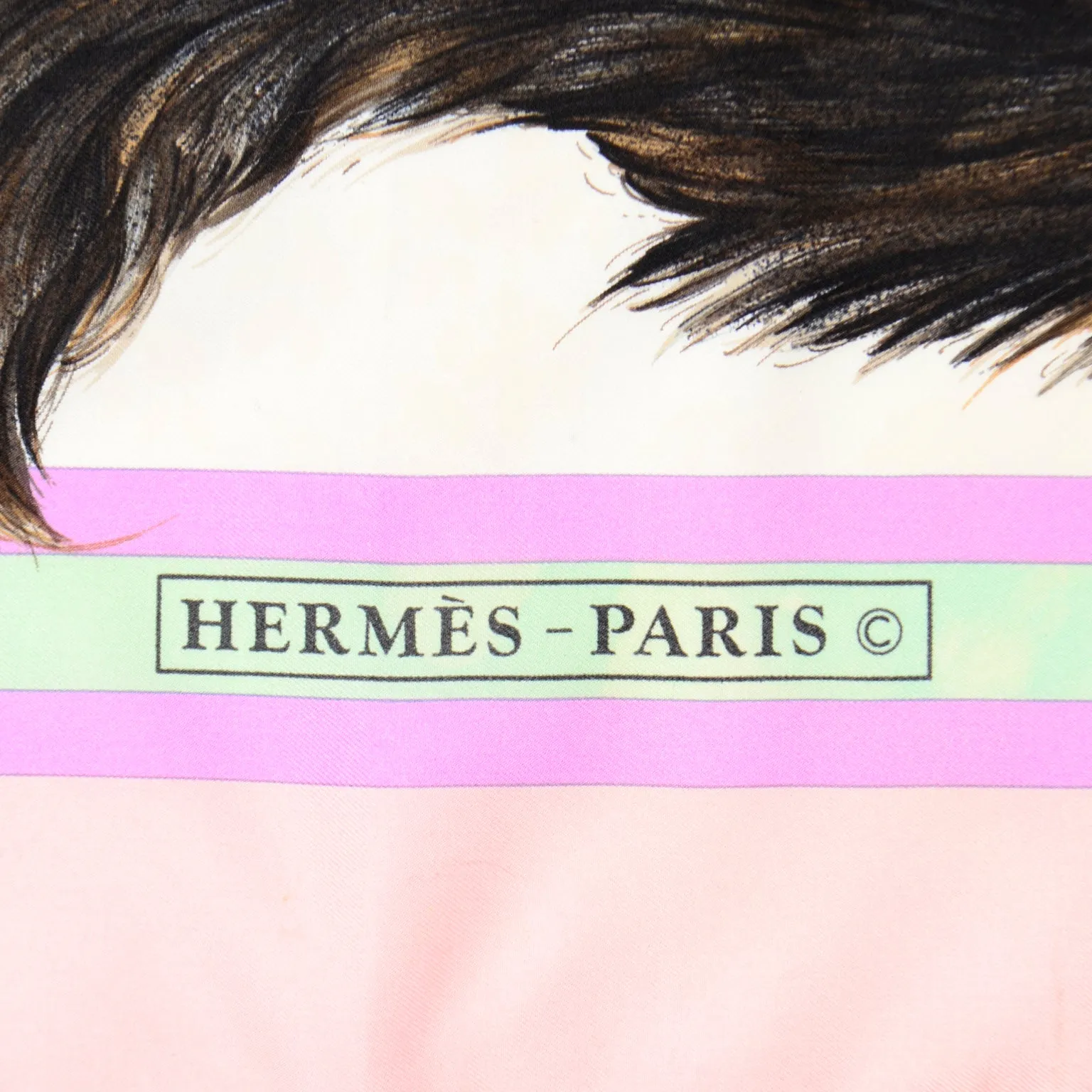 1985 Hermès Silk Cats Scarf Carré Les Chats By Daphne Duchesne
