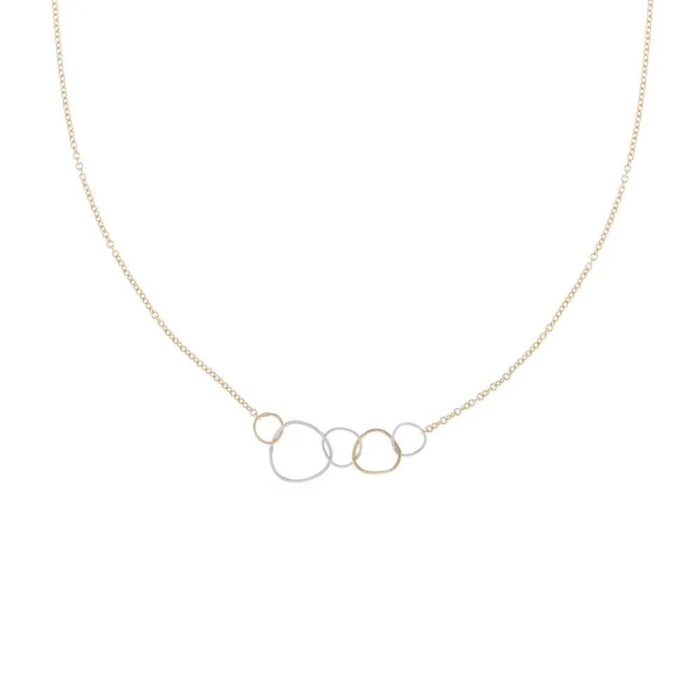 5-Loop Mini Pebble Necklace