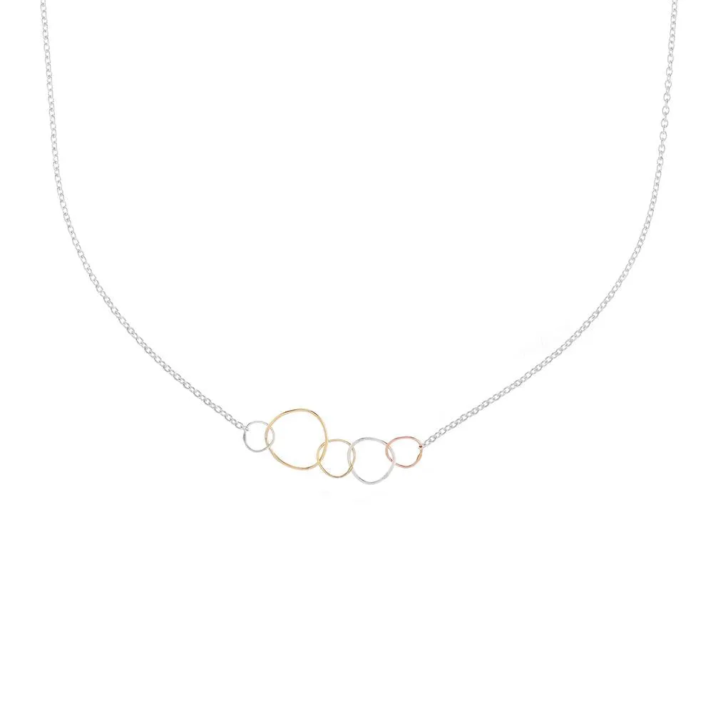 5-Loop Mini Pebble Necklace