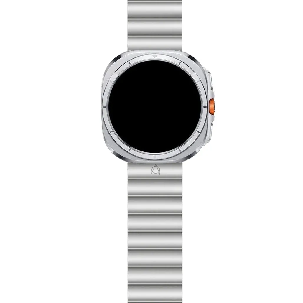 A-Case Fethiye Titanium Steel Band for Galaxy Watch 7 Ultra – Adjustable 304 Stainless Steel Wrist Strap for Men and Women