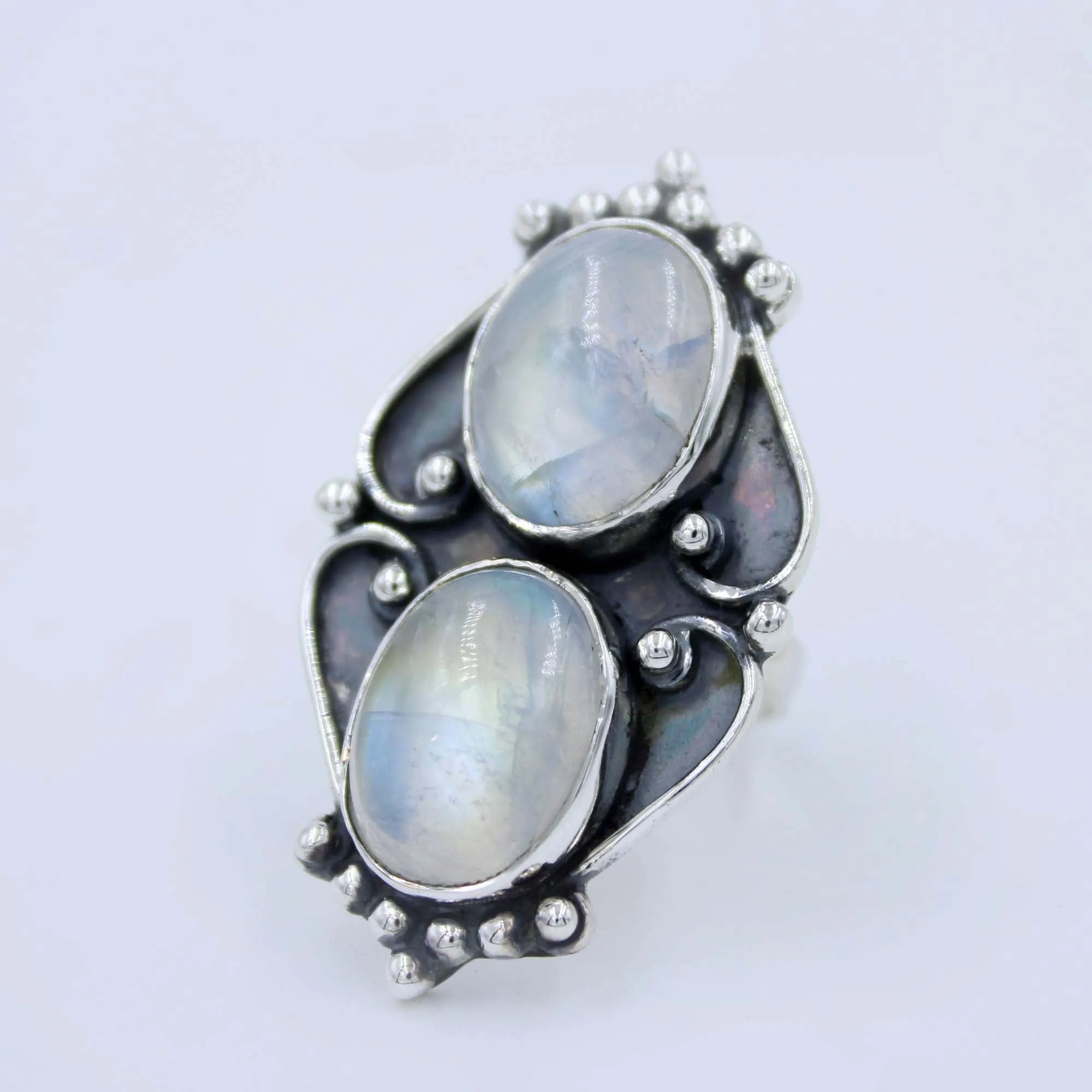 AAA Moonstone Sterling Silver Ring