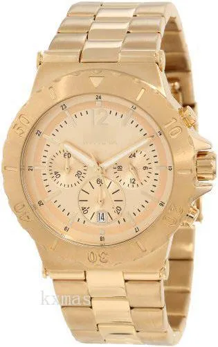 Affordable Elegance Gold Tone Stainless Steel 26 mm Wristwatch Band 1266_K0024101