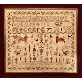 Agnes Mwrdoch 1788 Sampler Pattern