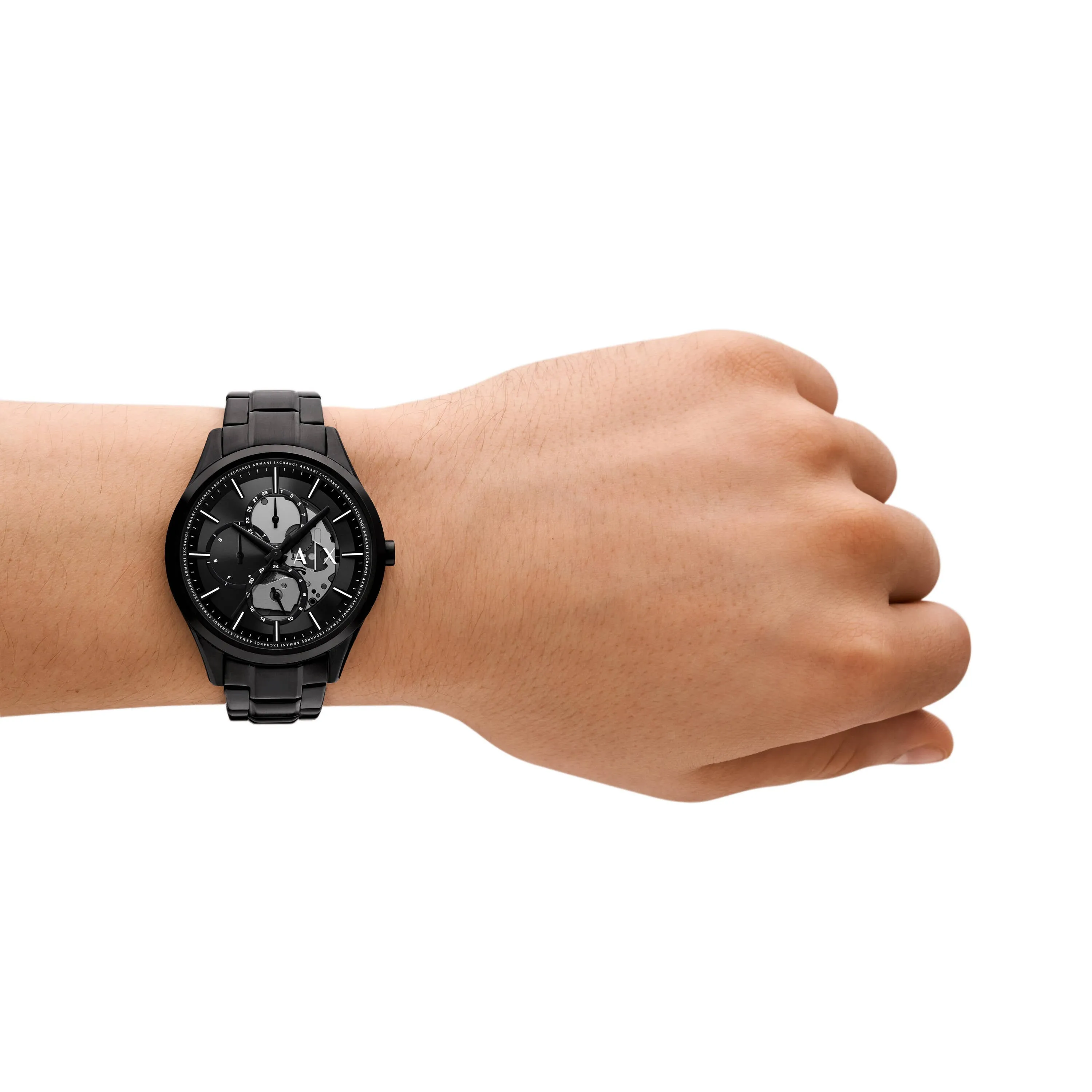 Armani Exchange Black Chronograph Watch AX7160SET