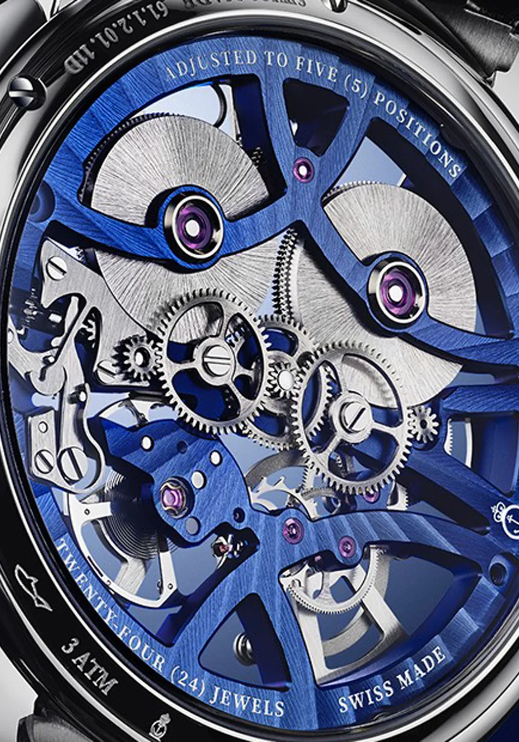 Arnold & Son Nebula 41.5 Steel Blue Bracelet