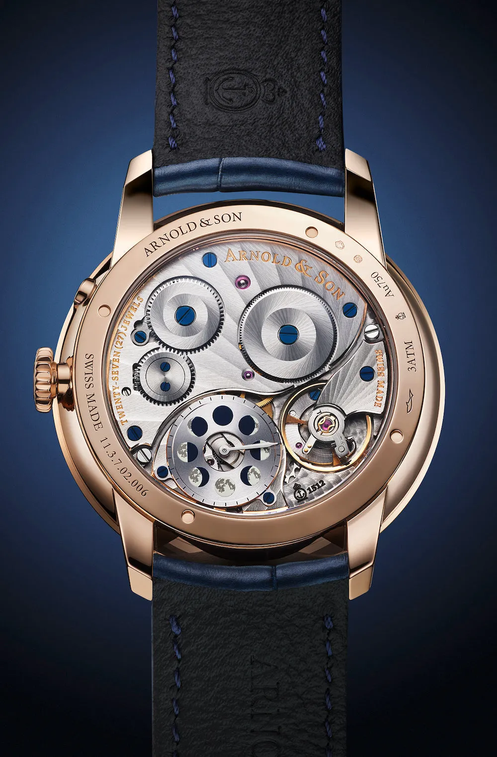 Arnold & Son Perpetual Moon 41.5 Red Gold