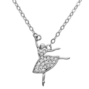 Ballerina CZ Necklace