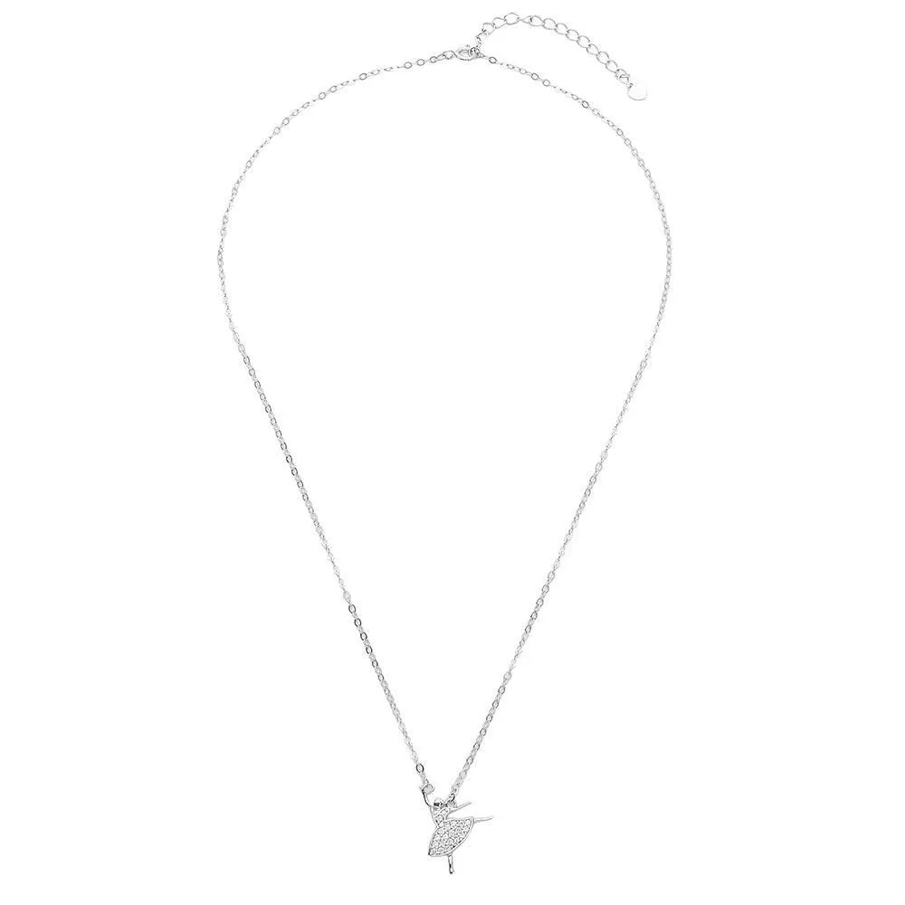 Ballerina CZ Necklace