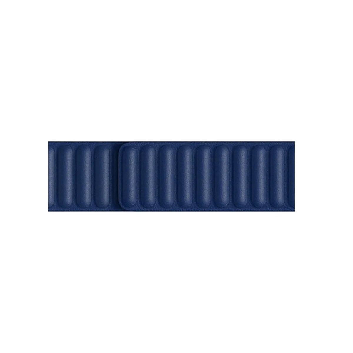 Baltic Blue Leather Link Band