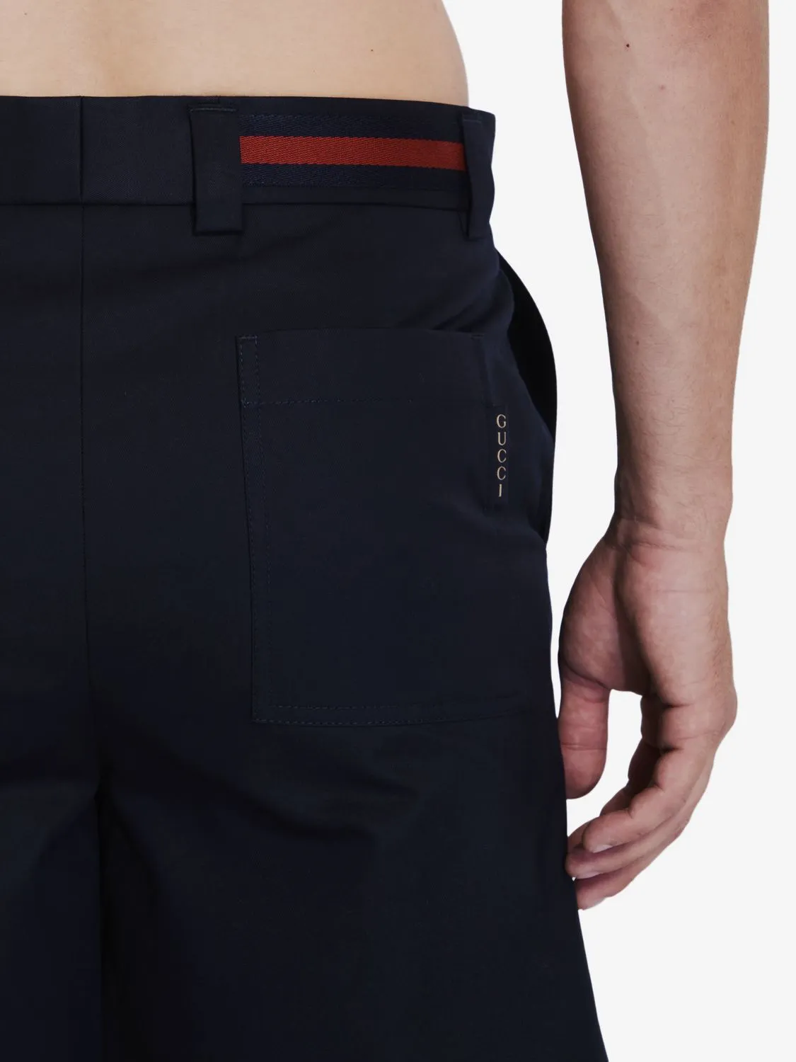 BERMUDA SHORTS IN DOUBLE COTTON TWILL
