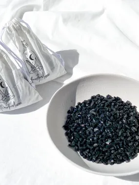 Black Obsidian Chips | 250g Bag