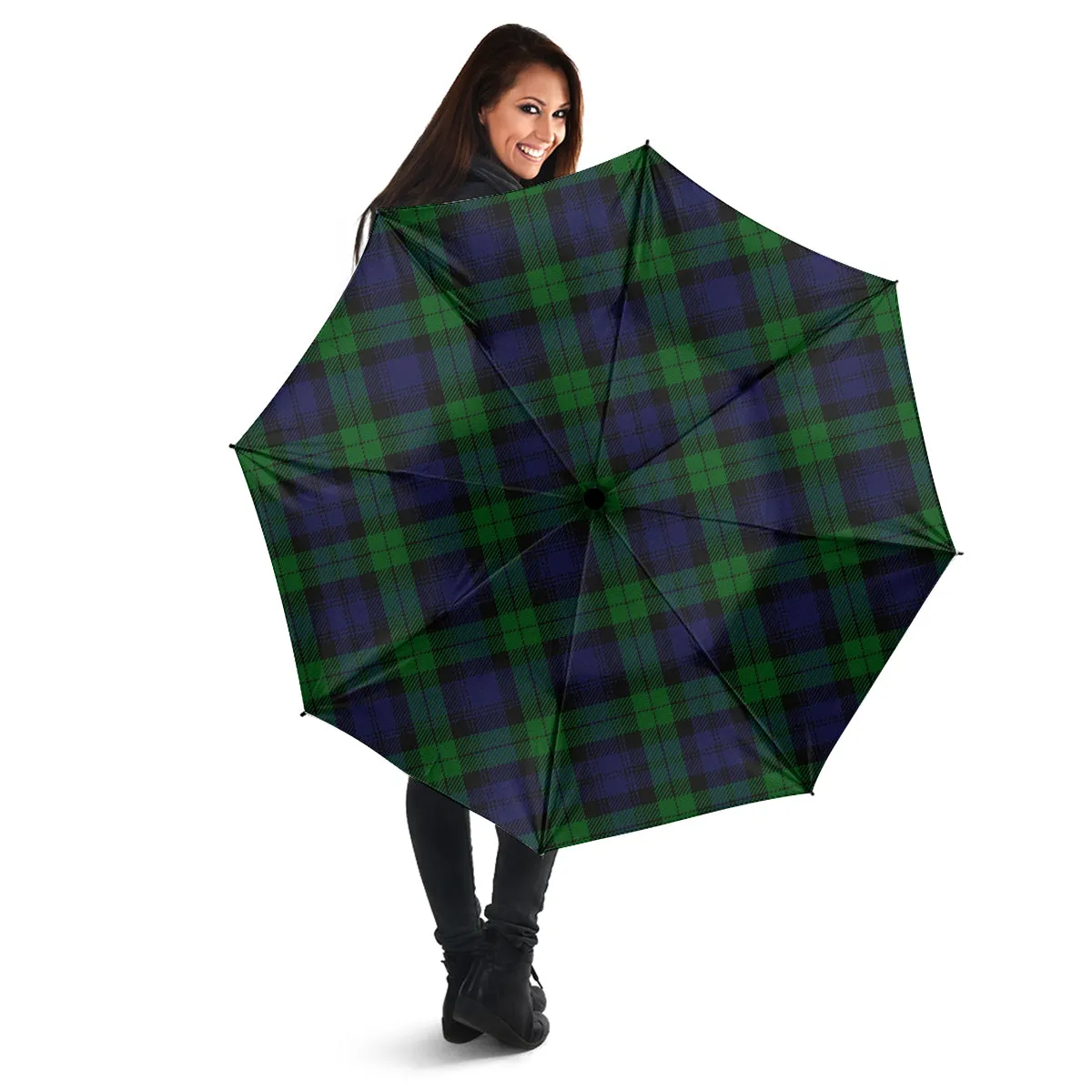 Black Watch Tartan Umbrella