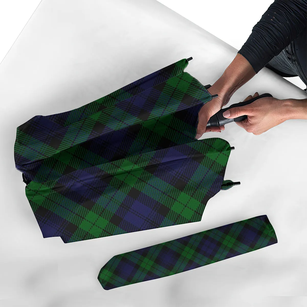 Black Watch Tartan Umbrella