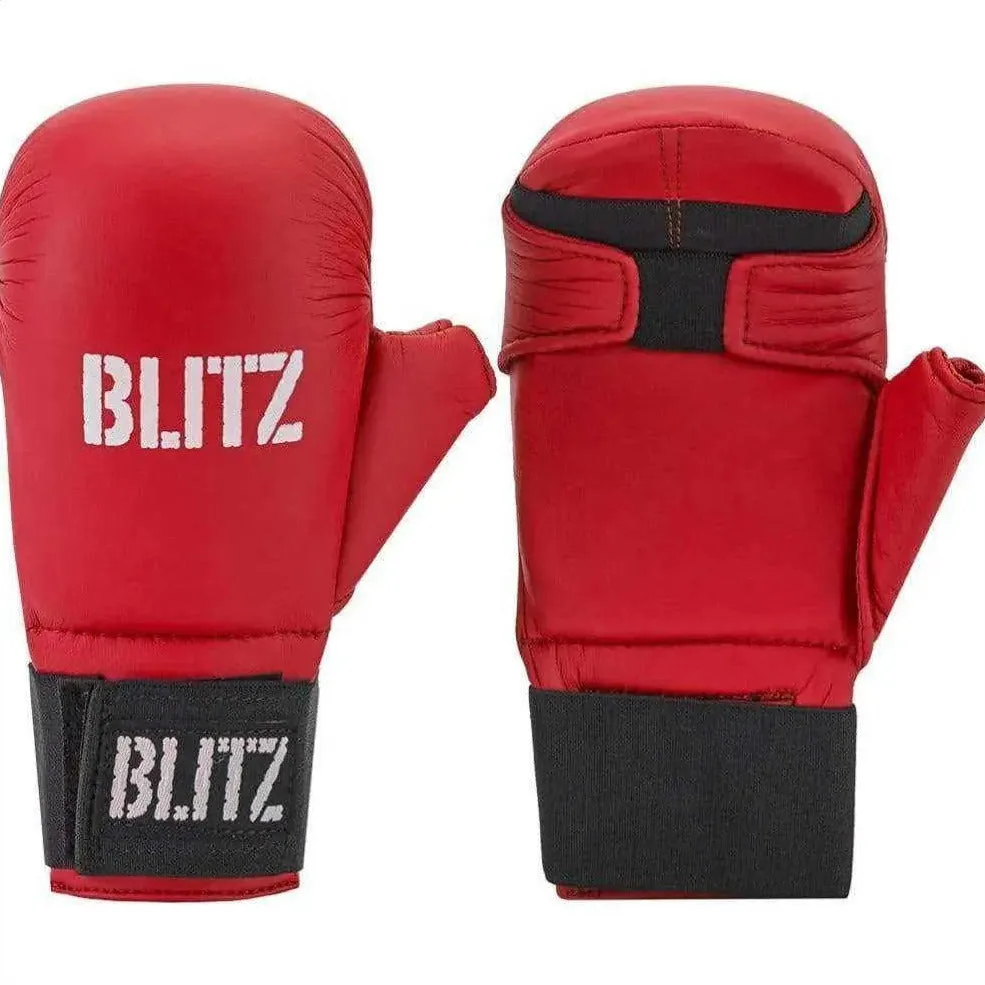 Blitz Elite Karate Sparring Gloves With Thumb