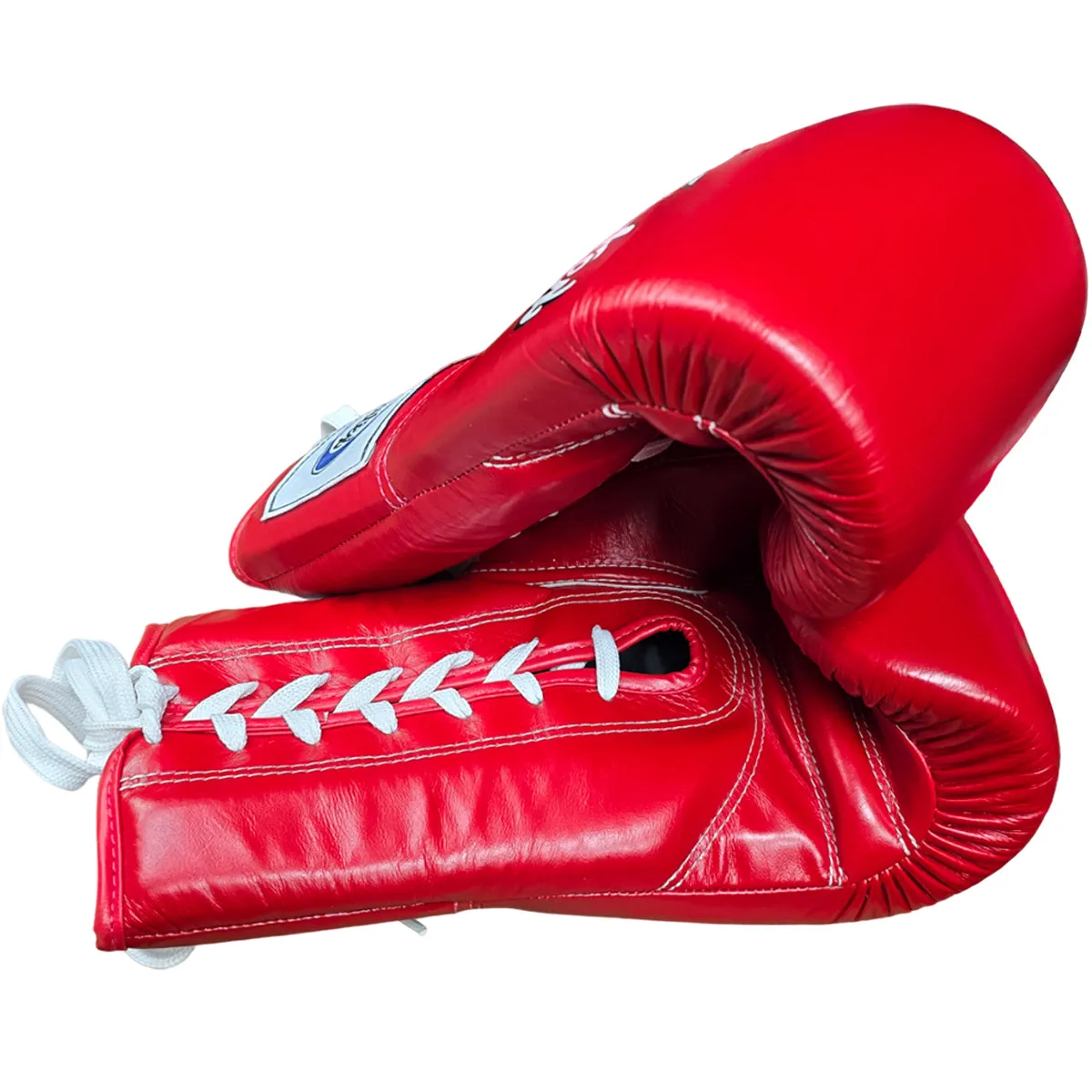 Boxing Gloves Fairtex BGL6 Red Lace-Up Pro Fight