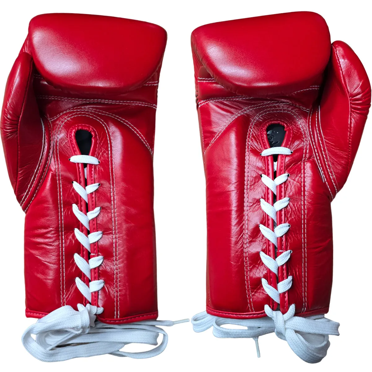 Boxing Gloves Fairtex BGL6 Red Lace-Up Pro Fight