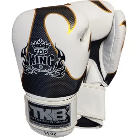 Boxing Gloves Top King TKBGEM-01 Air White Silver Empower Creativity (Old Logo Exclusive)