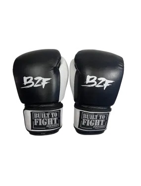 BTF Thai Style Boxing Gloves Black/White