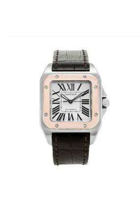 cartier santos 100 medium midsize watch ref.  w20107x7
