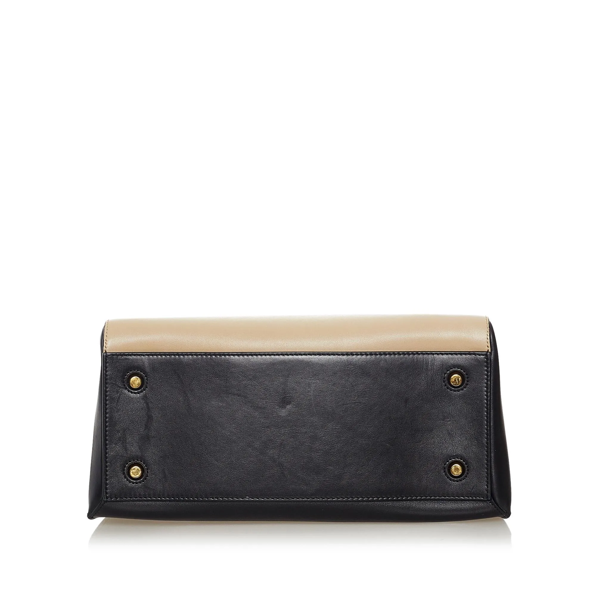 Celine Edge Bicolor Leather Handbag (SHG-28192)