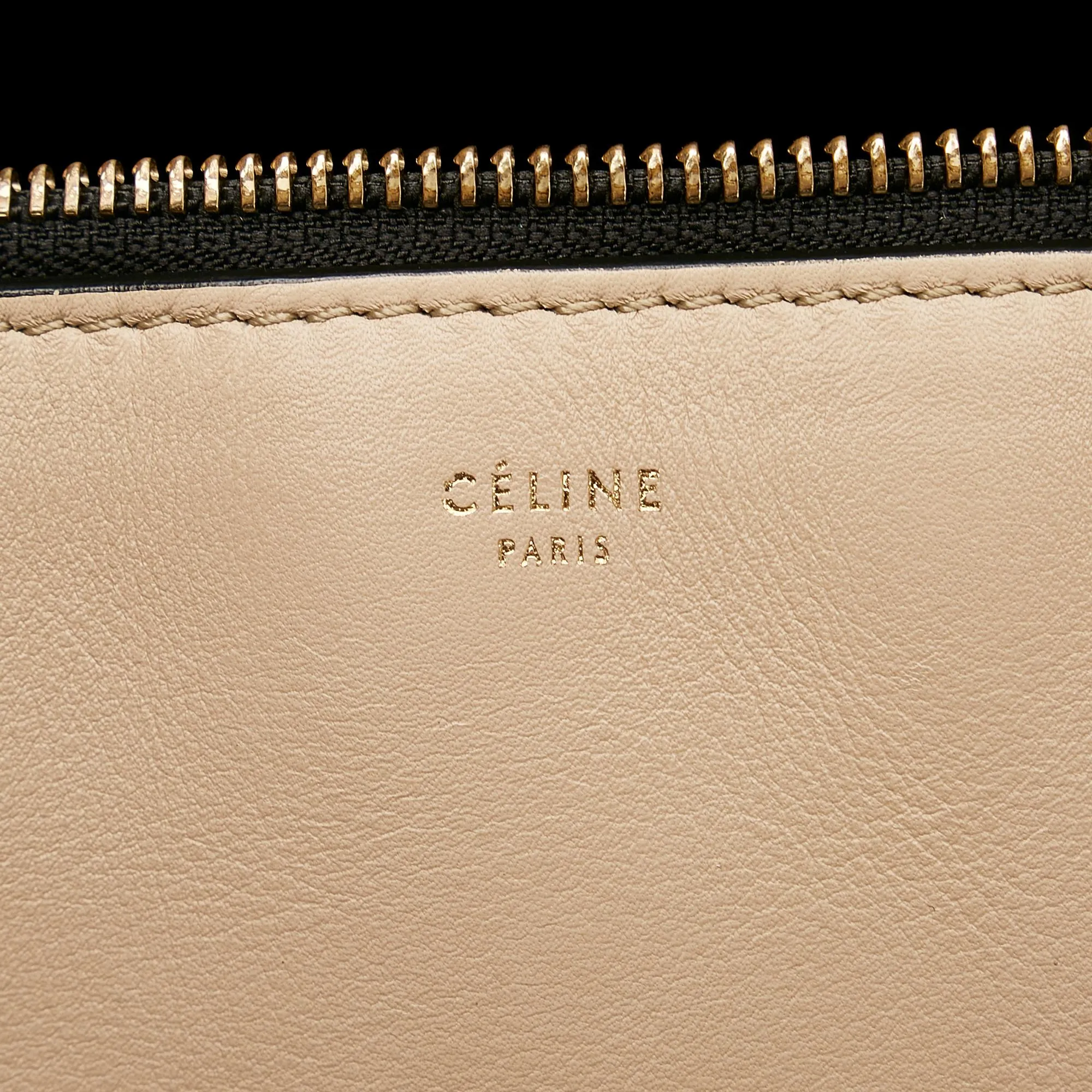 Celine Edge Bicolor Leather Handbag (SHG-28192)