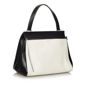 Celine Edge Bicolor Leather Handbag (SHG-29335)