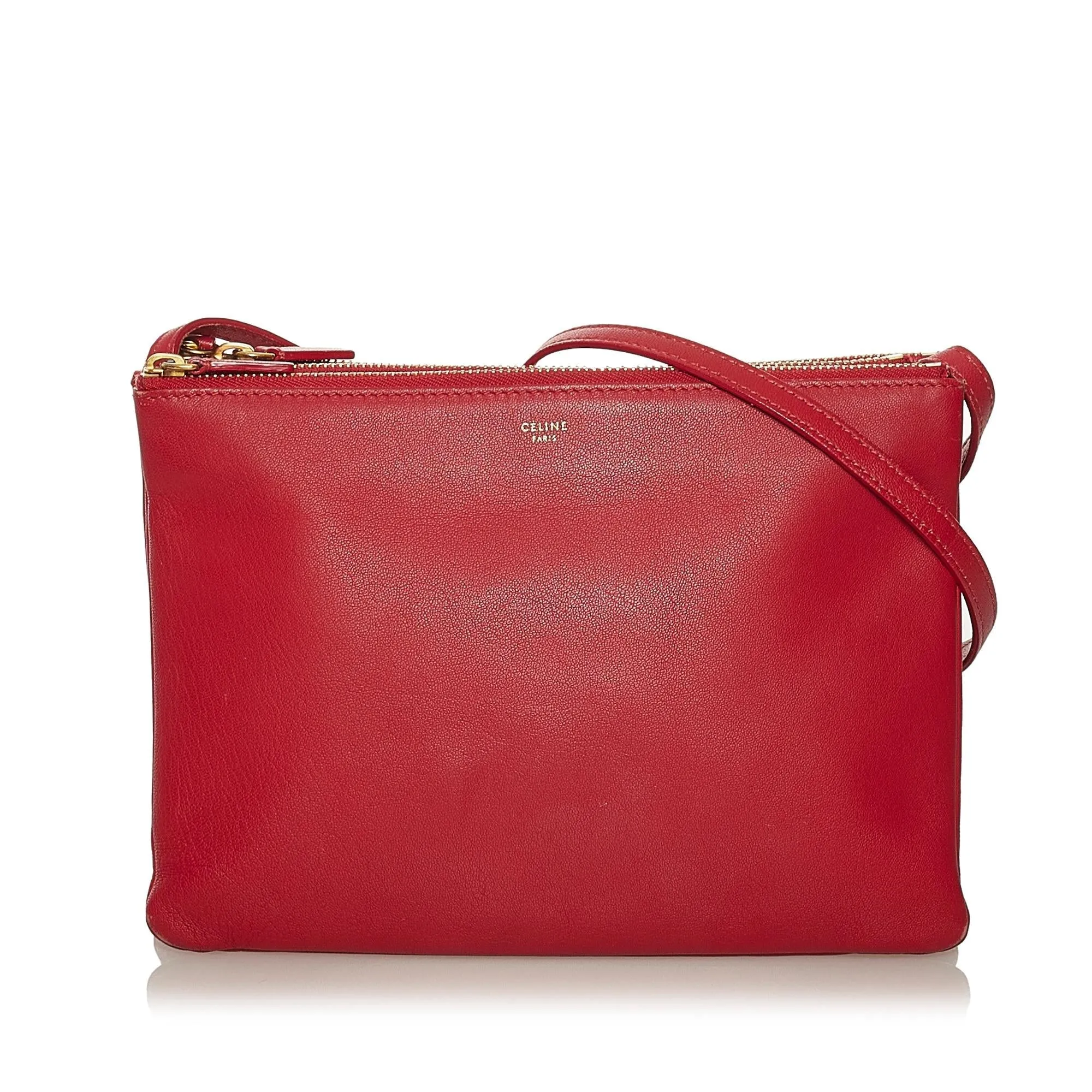 Celine Large Trio Leather Crossbody Bag (SHG-35819)