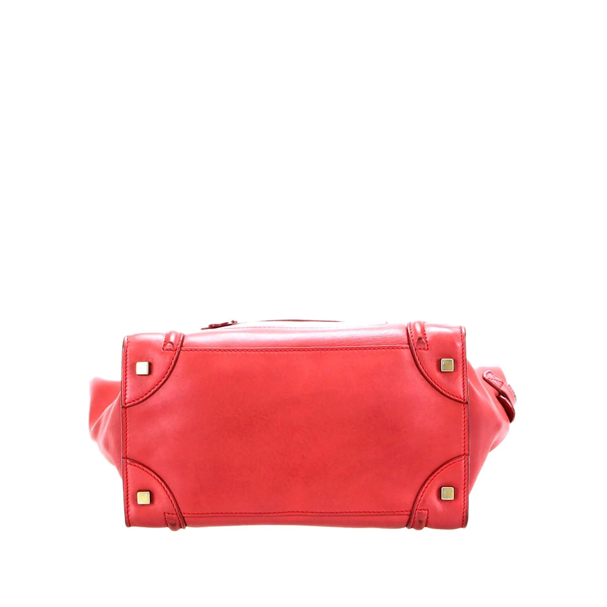 Celine Mini Luggage Leather Tote Bag (SHG-DKLFNT)