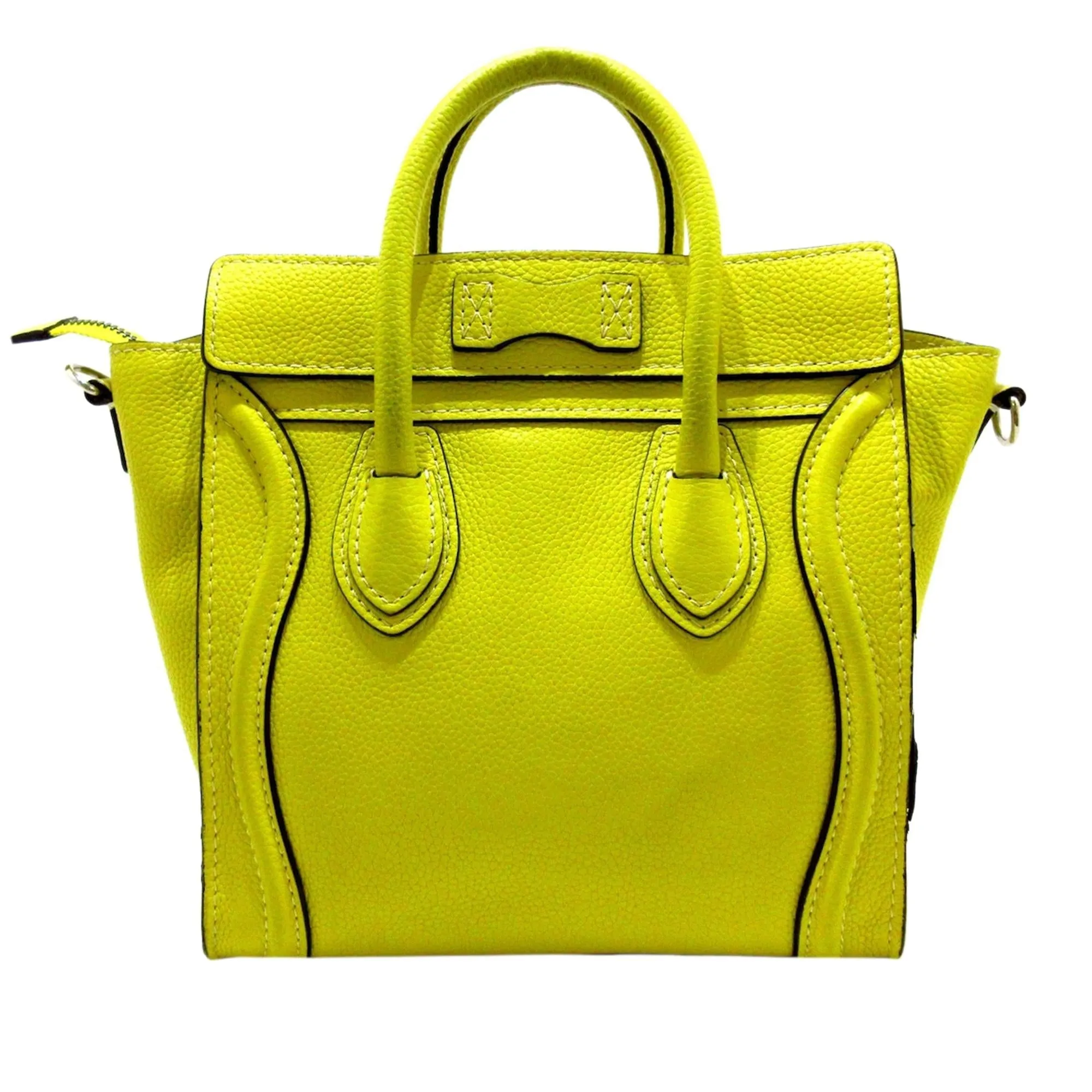 Celine Nano Luggage Tote Leather Satchel (SHG-37945)