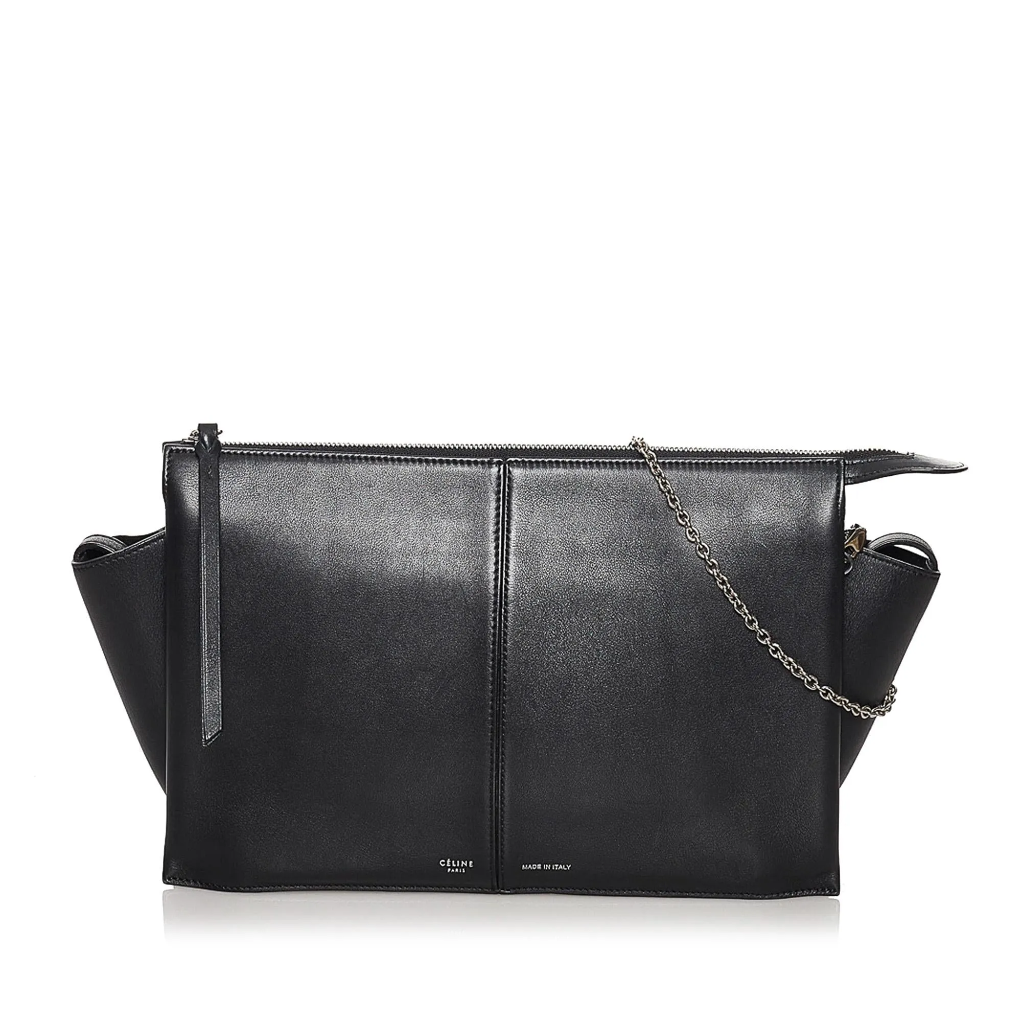 Celine Trifold Leather Crossbody Bag (SHG-31157)