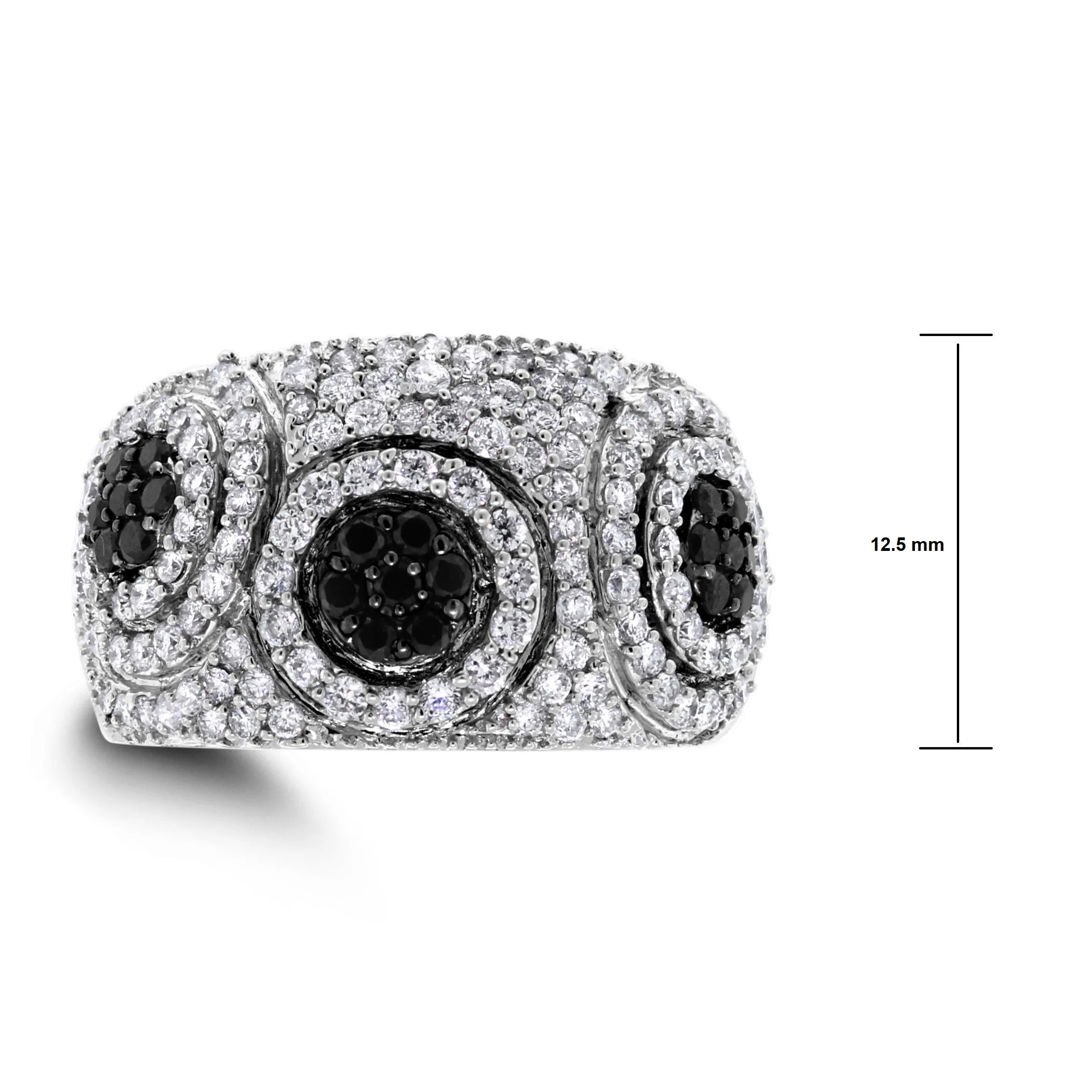Chantelle Diamond Band (1.25 ct Diamonds) in White Gold