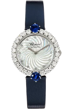 Chopard L'Heure du Diamant 18K White Gold & Diamonds & Sapphires Lady's Watch