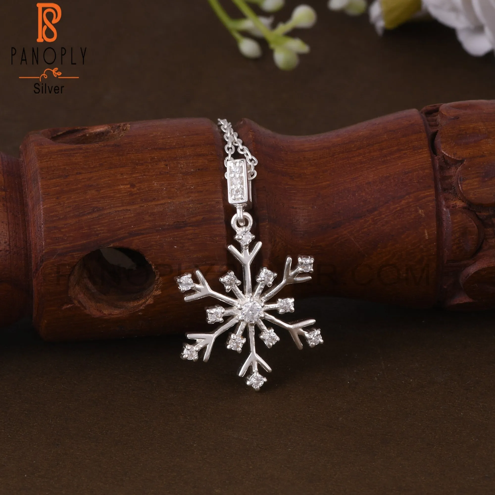 Cubic Zirconia 925 Sterling Silver Pendant