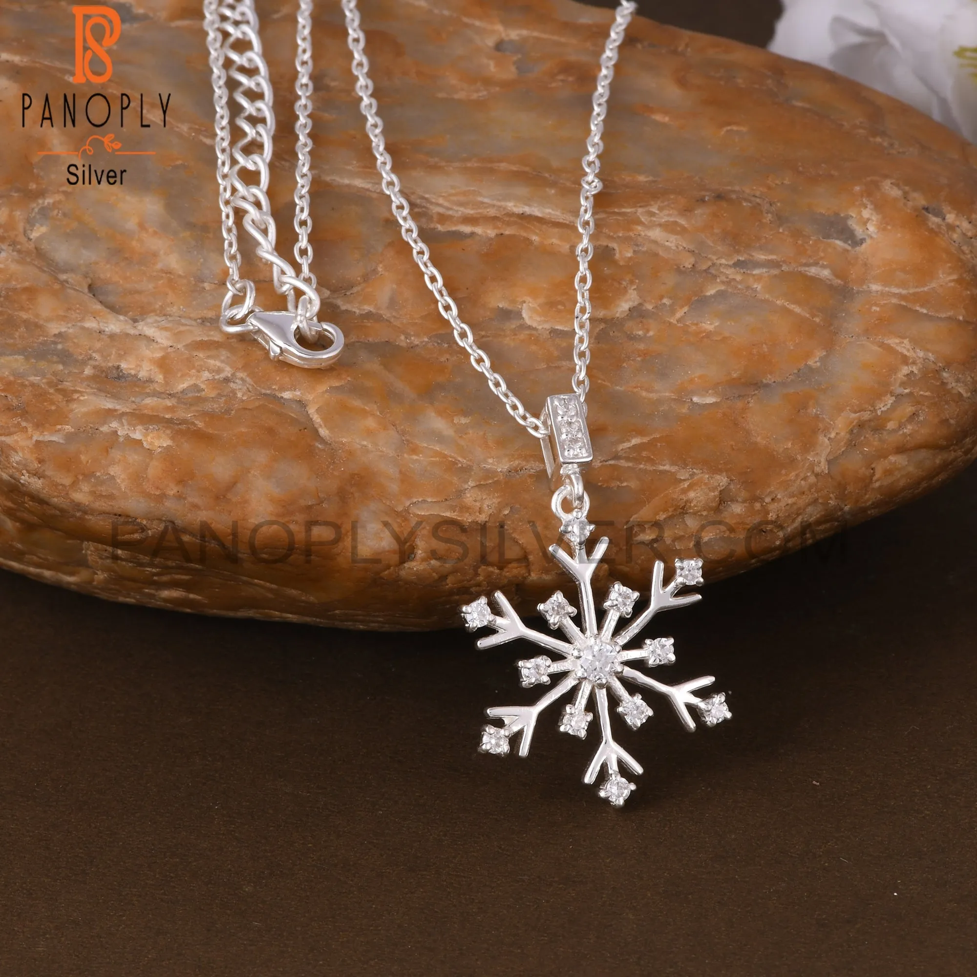 Cubic Zirconia 925 Sterling Silver Pendant