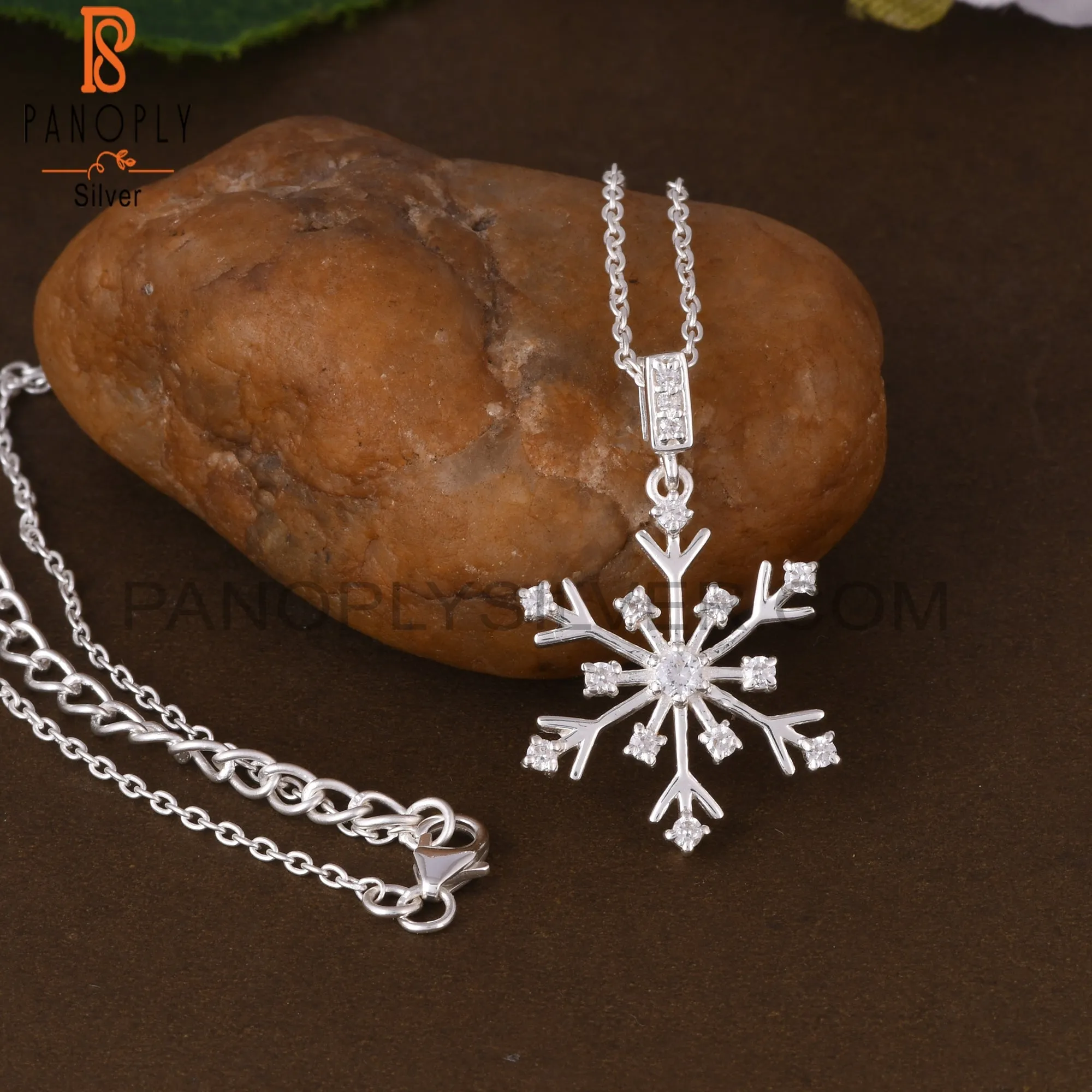 Cubic Zirconia 925 Sterling Silver Pendant