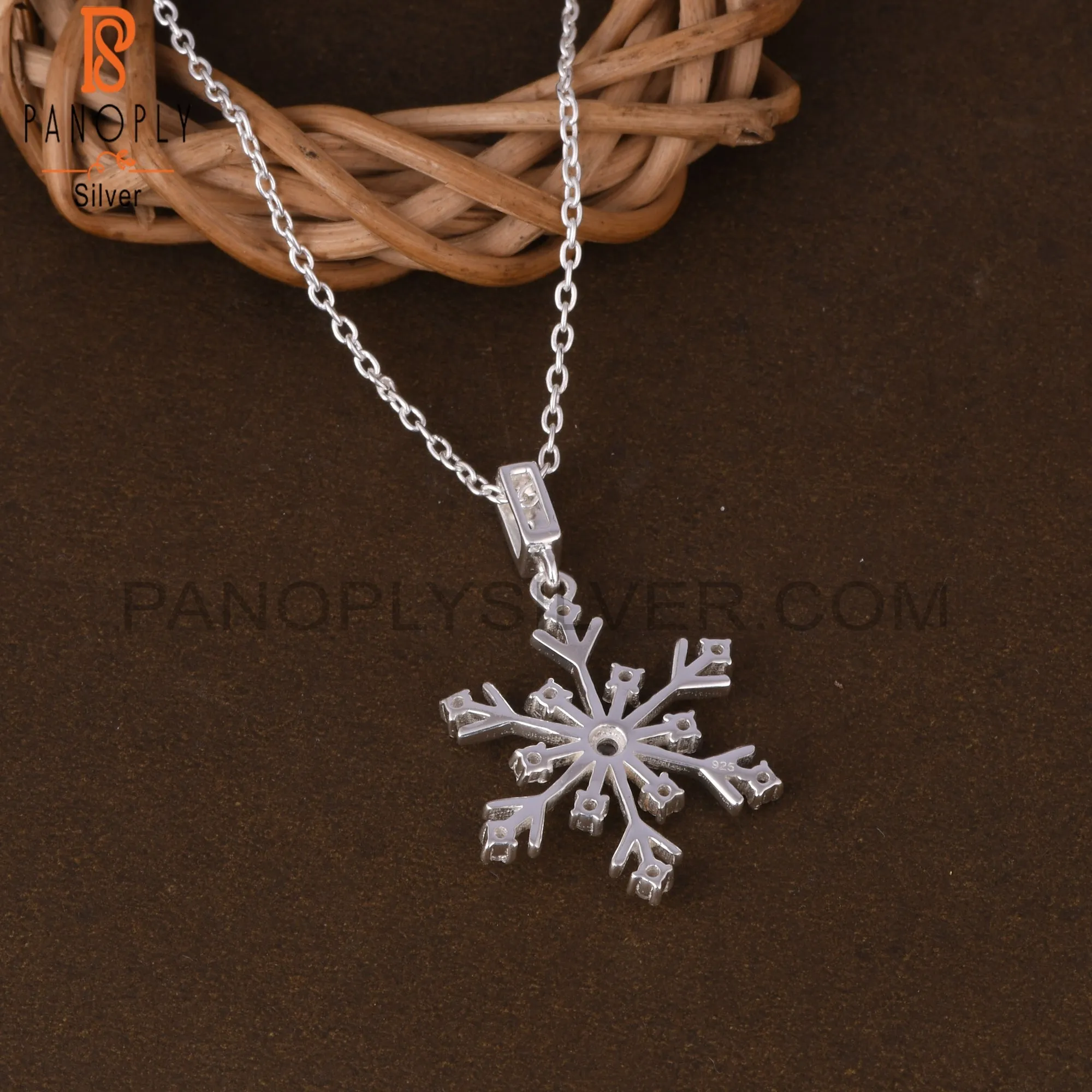 Cubic Zirconia 925 Sterling Silver Pendant