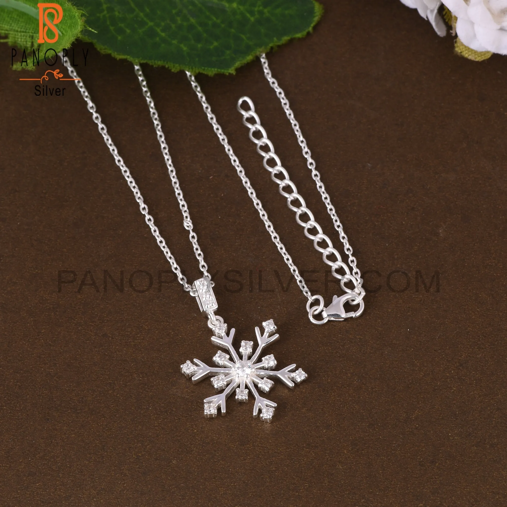 Cubic Zirconia 925 Sterling Silver Pendant