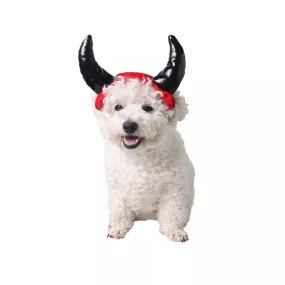 Devil Horns Dog Headpiece