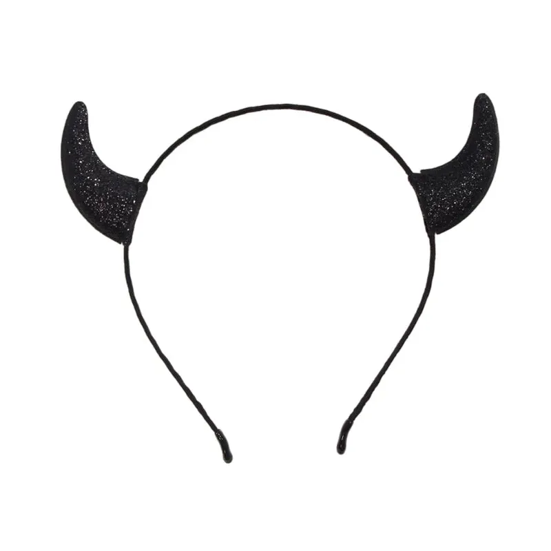 Devilish Charm Devil Horn Headband – Halloween, Cosplay, & Theme Party Essential for Unisex Adults | Durable Alloy Design