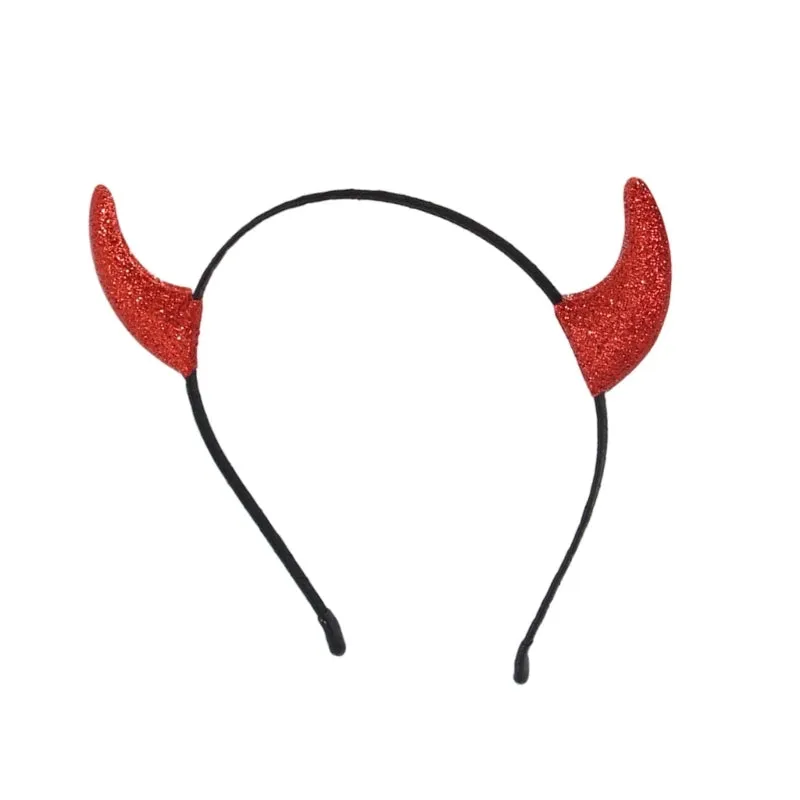 Devilish Charm Devil Horn Headband – Halloween, Cosplay, & Theme Party Essential for Unisex Adults | Durable Alloy Design