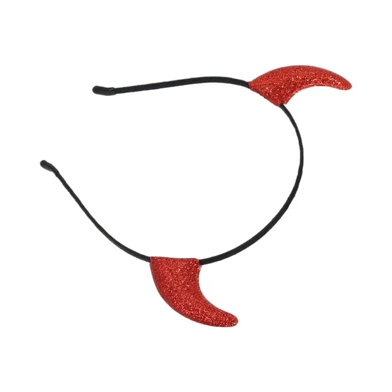 Devilish Charm Devil Horn Headband – Halloween, Cosplay, & Theme Party Essential for Unisex Adults | Durable Alloy Design