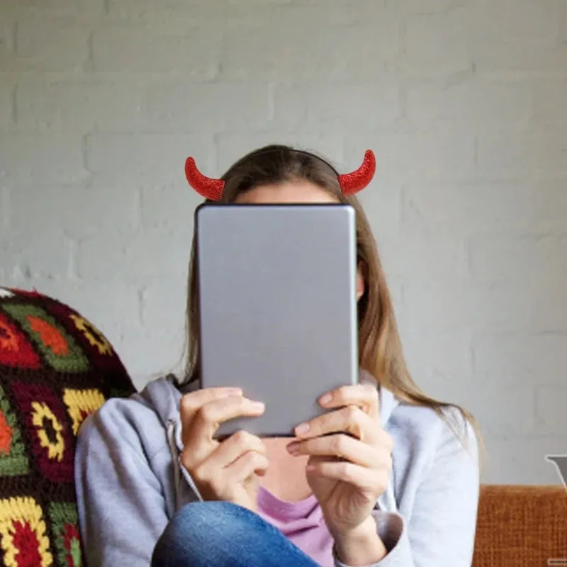 Devilish Charm Devil Horn Headband – Halloween, Cosplay, & Theme Party Essential for Unisex Adults | Durable Alloy Design