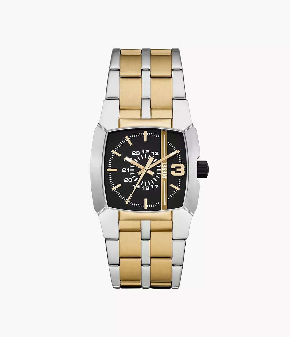 Diesel Cliffhanger Three-Hand Two-Tone Stainless Steel Watch DZ2169