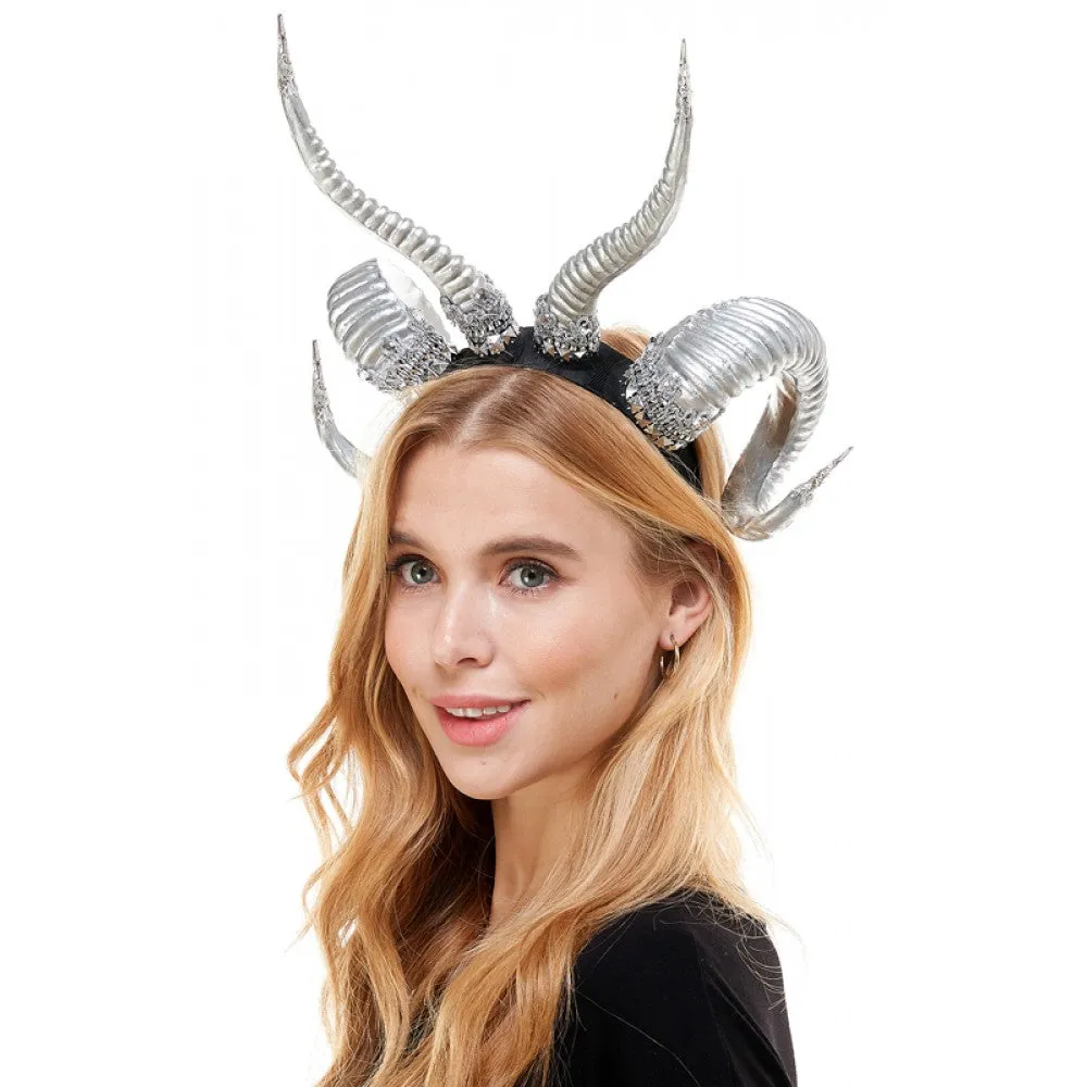 Double horns demon Headpiece